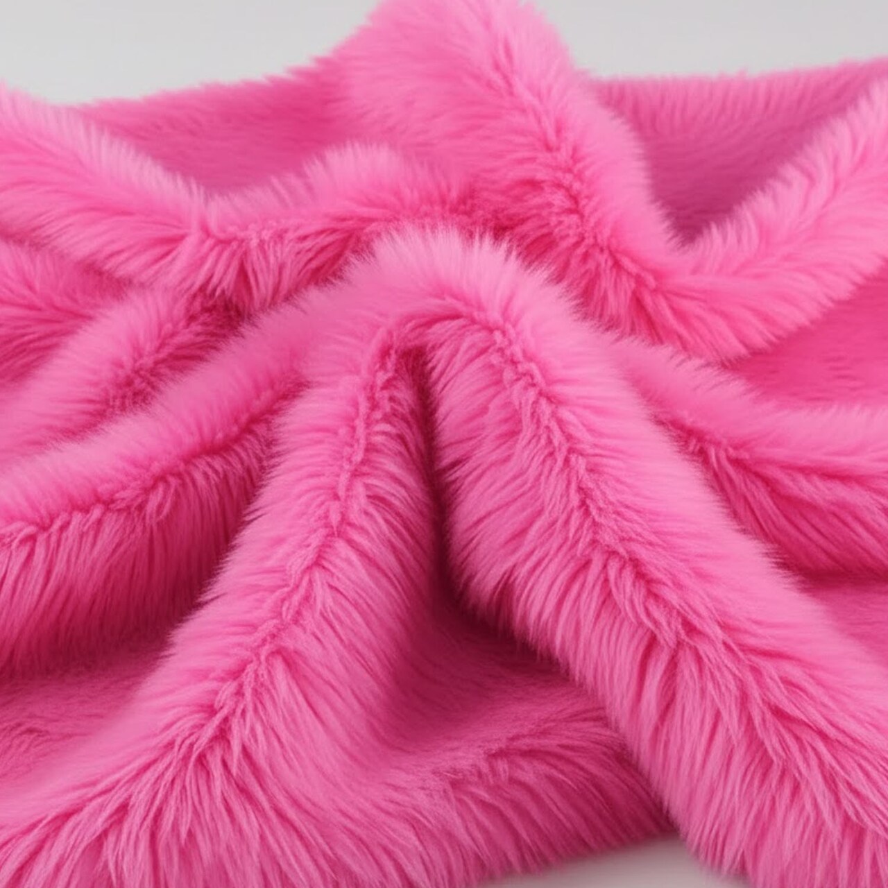1 Yard 100% POLYESTER Shaggy Long Pile Faux Fur Fabric 4" Pile, 60" Width